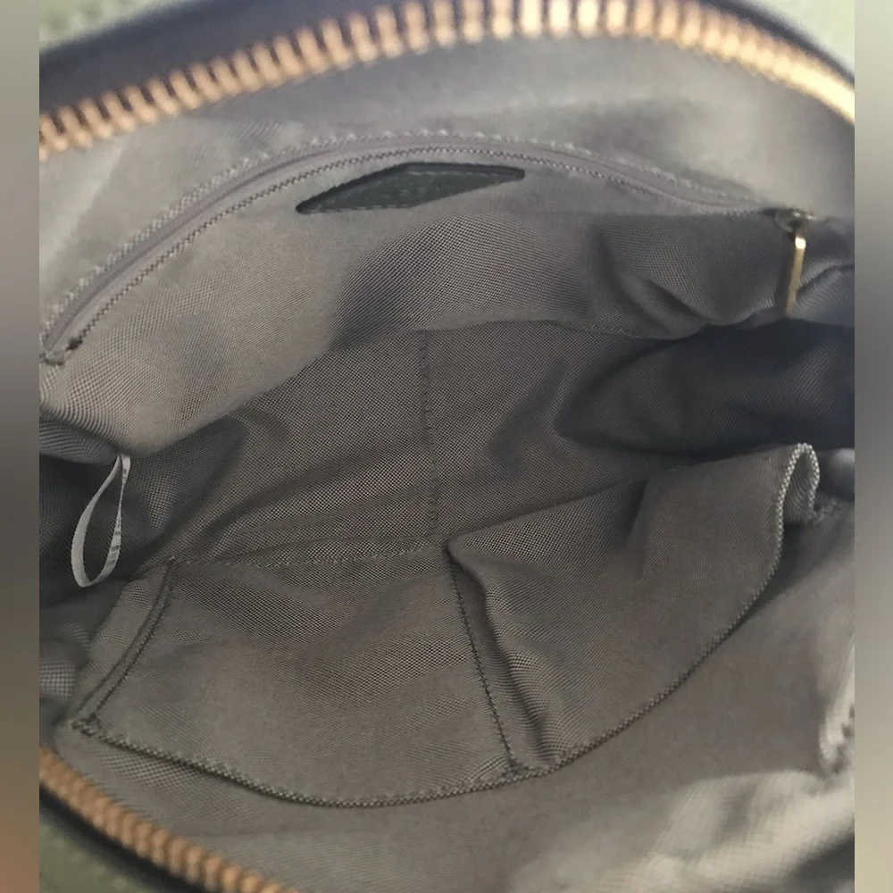 NEW!! FOSSIL COW HIDE Leather Backpack Purse Handbag Olive Green.